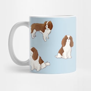 King charles spaniel pack Mug